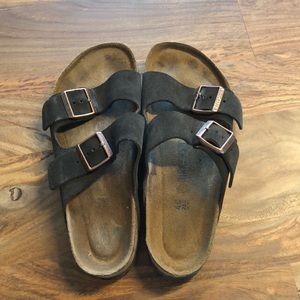 Women’s Birkenstock Arizona Sandals 40 Brown Suede